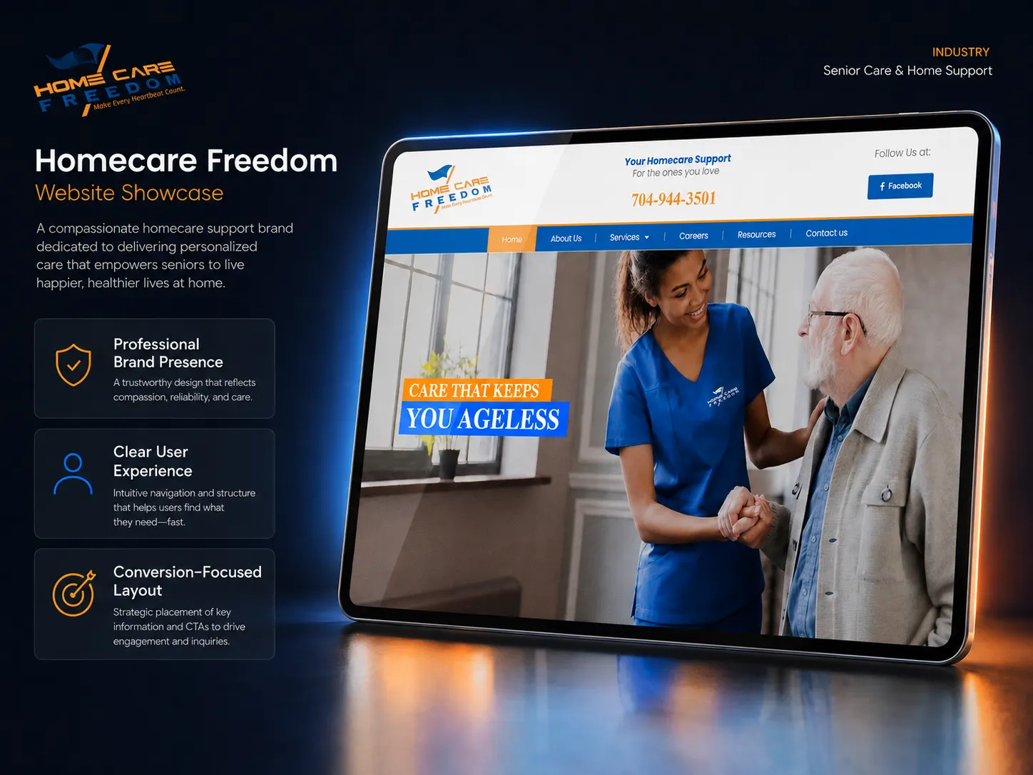 Home Care Freedom, LLC website