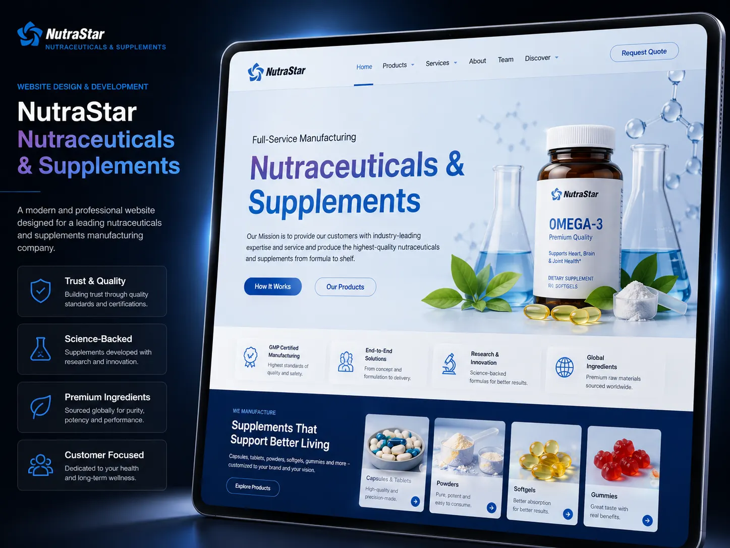 NutraStar website